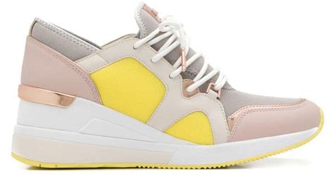 michael kors yellow sneakers women